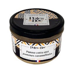PANNA COTTA AUX POMMES CARAMELISEES